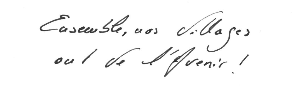 Ensemble nos villages on de l'avenir - Sammarcelli 2026